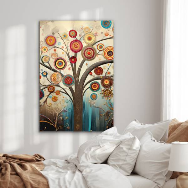 METALLBILD Baum 60 x 90 cm