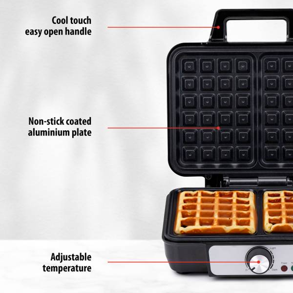 Waffeleisen MEALWA588001 Silber - Kunststoff - 25 x 10 x 24 cm