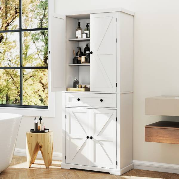 Küchenschrank VH35392IT Weiß - Holzwerkstoff - 40 x 184 x 77 cm
