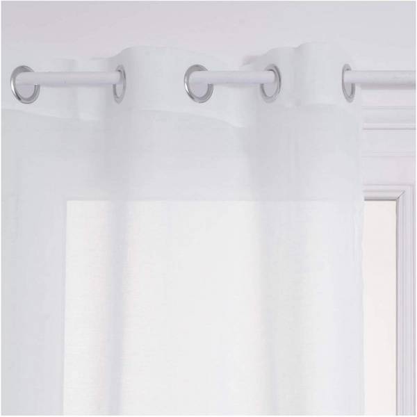 Voilage Ana Blanc - Textile - 140 x 240 x 240 cm