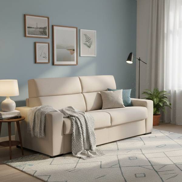 3-Sitzer Schlafsofa Quindici Graubraun