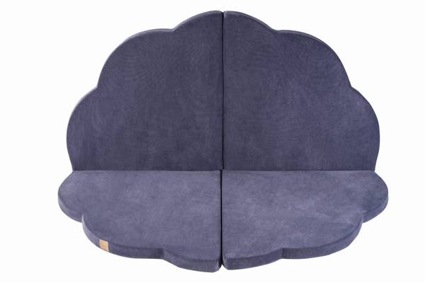 Krabbelmatte Baby - Spielmatte Faltbar Blau - Textil - 160 x 5 x 160 cm