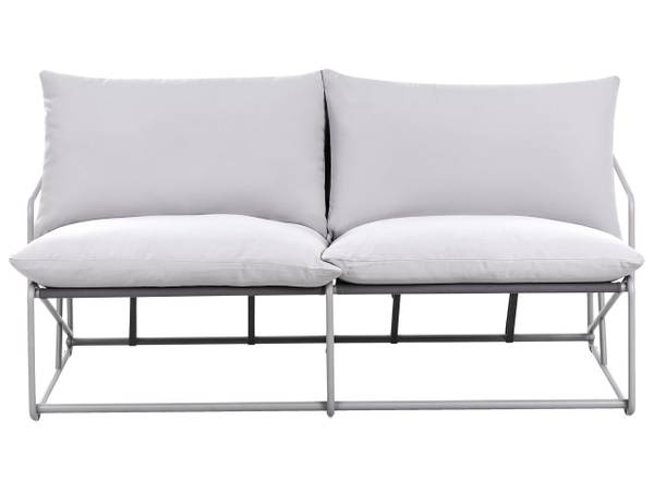 Sofa PONTE 5-tlg Grau - Metall - 160 x 88 x 94 cm