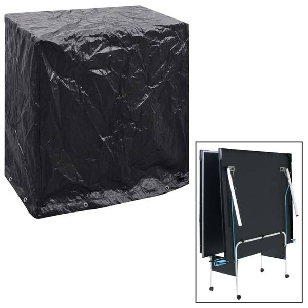Tuinmeubel Hoes 3028508 zwart - aluminium - polyethyleen - 55 x 182 x 160 cm