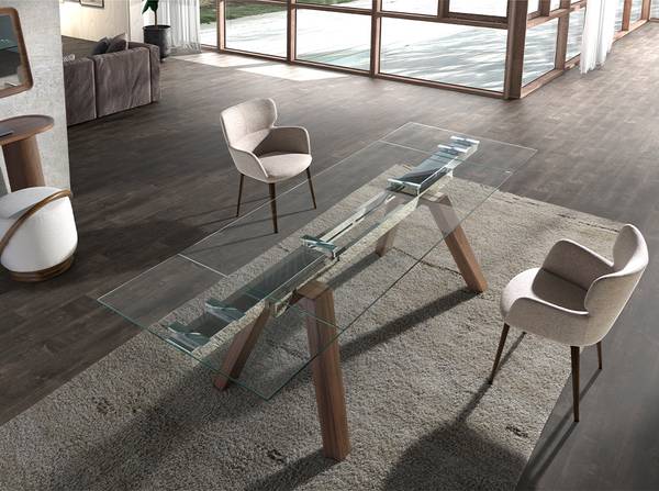 Stuhl 4104 Schwarz - Webstoff - 58 x 80 x 59 cm