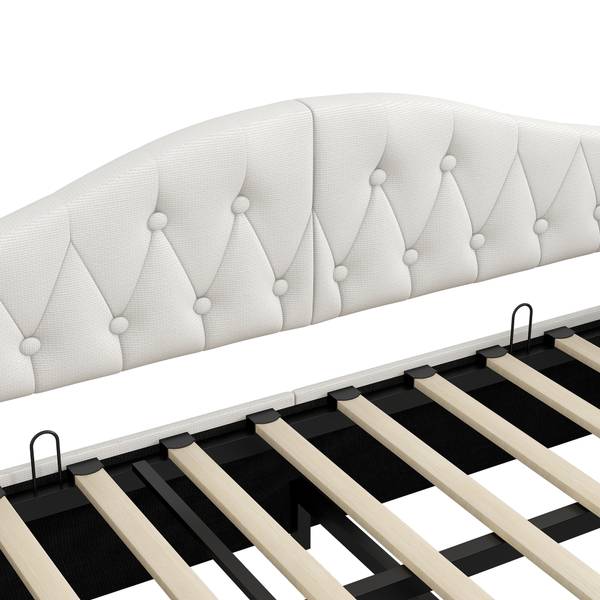 Schlafsofa Frieda mit Bettfunktion Beige - 98 x 214 cm