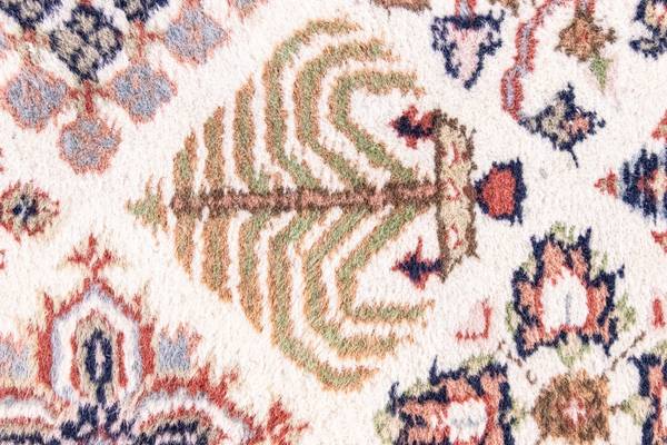 Orientteppich Oriental Beige - Wolle - 69 x 1 x 237 cm