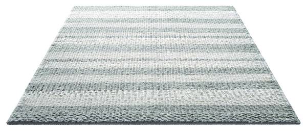Kurzflorteppich BREEZE Grau - Wolle - 80 x 1 x 150 cm