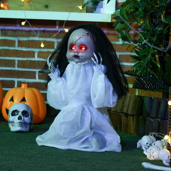 Halloween Mörderpuppe 844-686V00WT Weiß - Textil - 15 x 60 x 60 cm