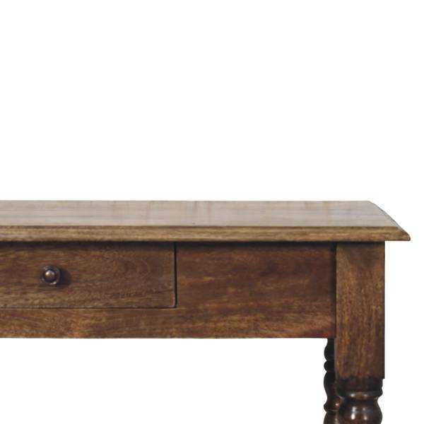 Bureau Arcadia bruin - mango - 80 x 80 x 45 cm