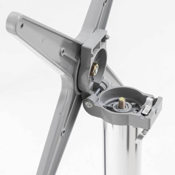 Tischplatte Derby Grau - Metall - 65 x 72 x 5 cm