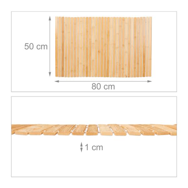 Badvorleger aus Bambus 80x50 cm kaufen | home24