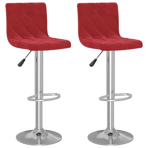 Barhocker 3007075 (2er Set) Rotbraun