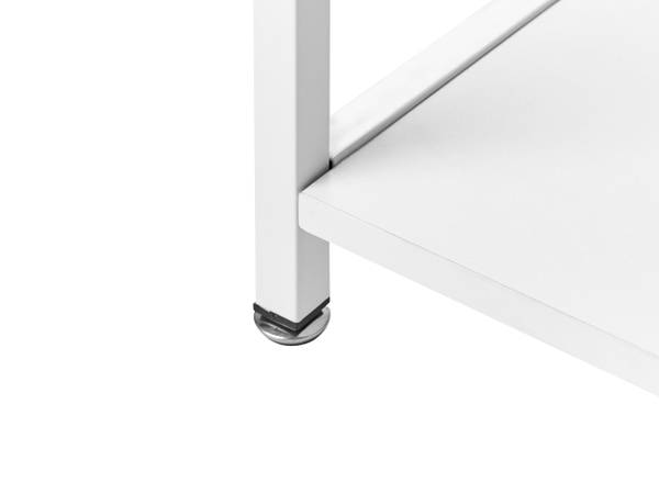 Bureau ARAMINGO Blanc - Bois manufacturé - 120 x 120 x 60 cm