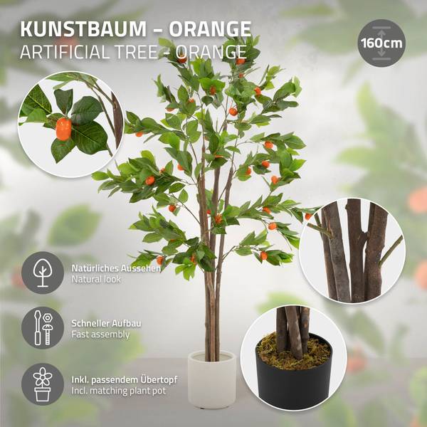Orangenbaum MILANO Höhe: 160 cm