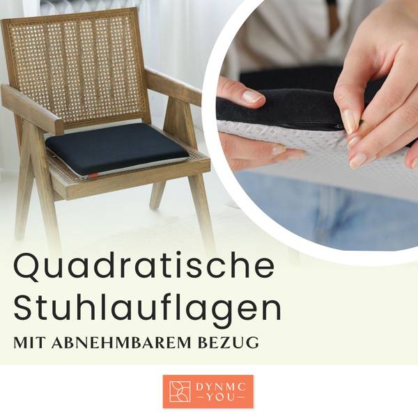 Sitzkissen FIRMOSA (4er Set) Schwarz