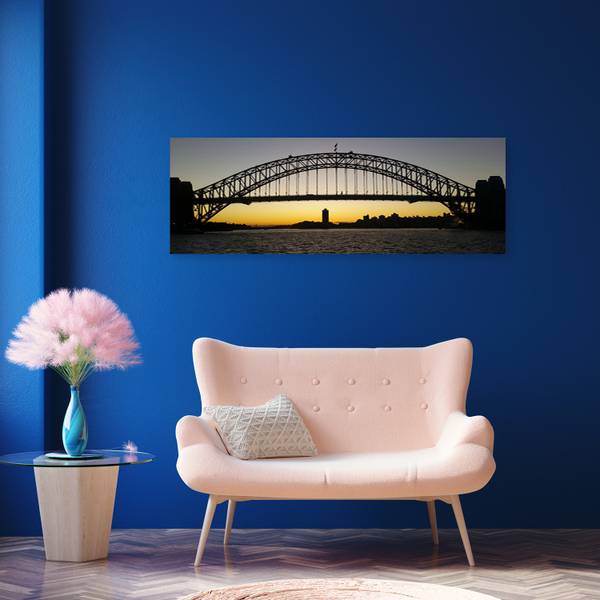 Tableau déco pont de sydney harbour 120 x 40 cm