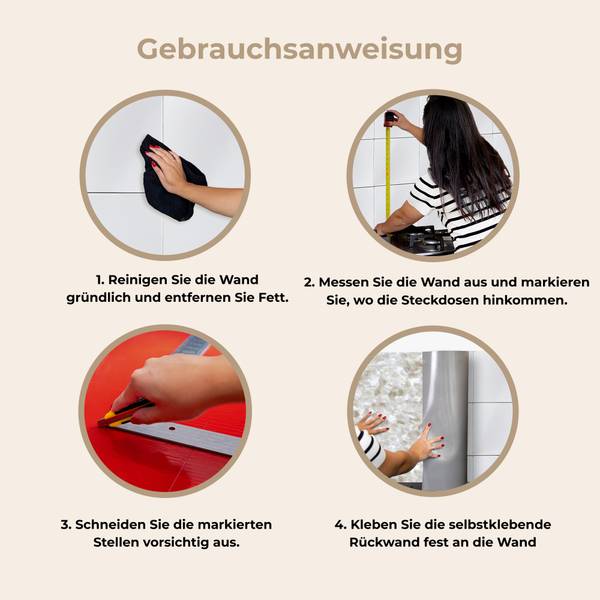 KÜCHENRÜCKWAND Wischen 500 x 60 cm