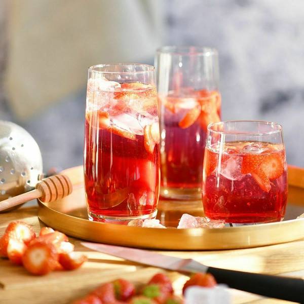 Longdrinkgläser Blended (Set 6) Klarglas - 8 x 15 x 8 cm