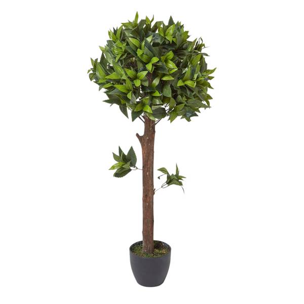 Kunstplant Laurierboom groen - polyester - 16 x 91 x 91 cm