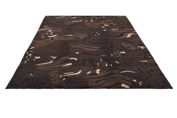 Tapis Darya XXXII Noir - Laine - 175 x 1 x 239 cm