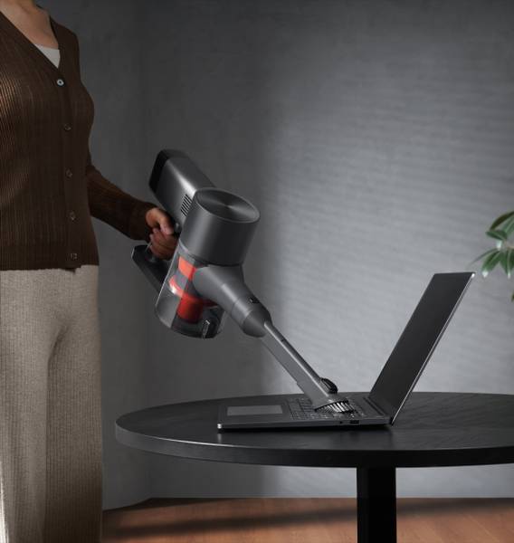 Stick Vacuum Cleaners Grau - Kunststoff - 13 x 23 x 34 cm