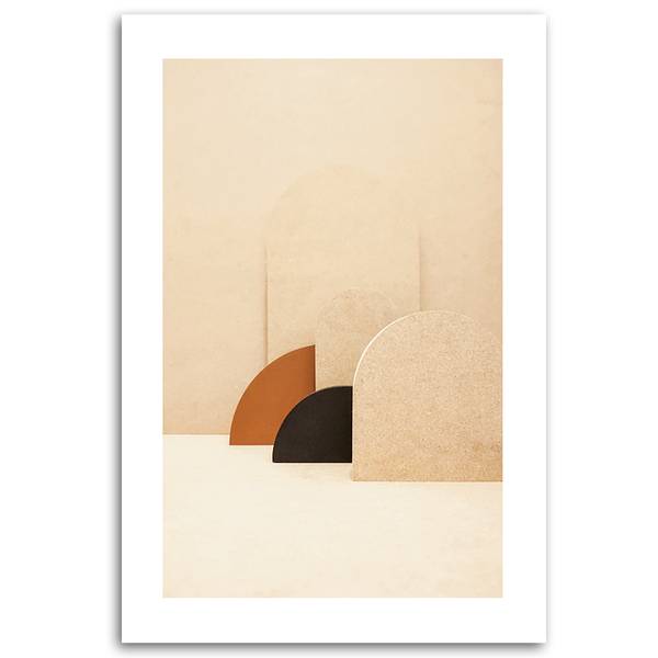 Wandbild runde formen 80 x 120 cm