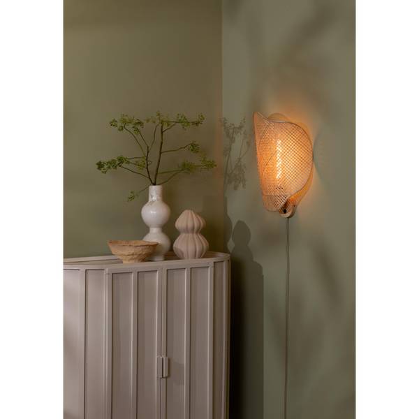 Wandlampe Kinabalu Braun - Bambus - Holzwerkstoff - 40 x 50 x 50 cm