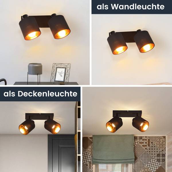 Plafonnier Brand Noir