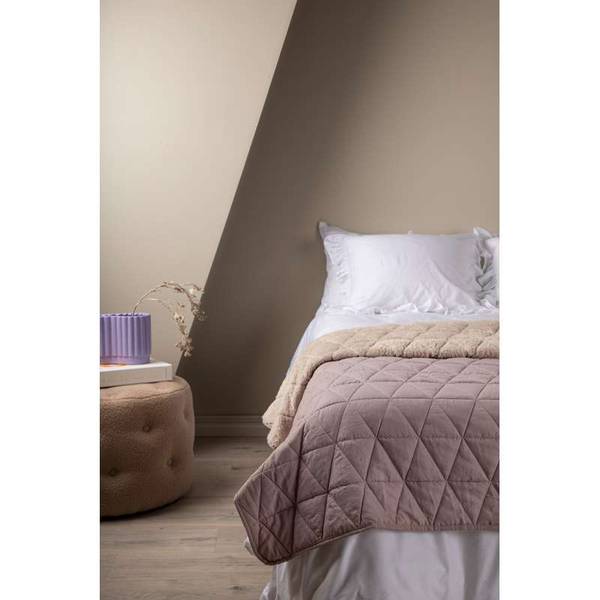 Tagesdecke Nilla Pink - Webstoff - 260 x 1 x 180 cm