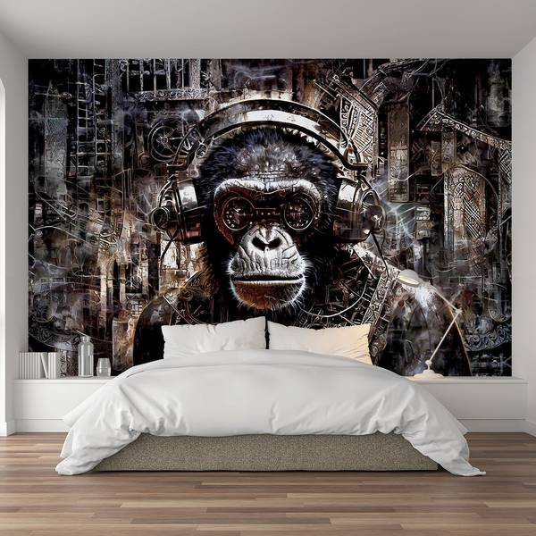 Papier peint, Singe moderne Abstraction 450 x 315 cm