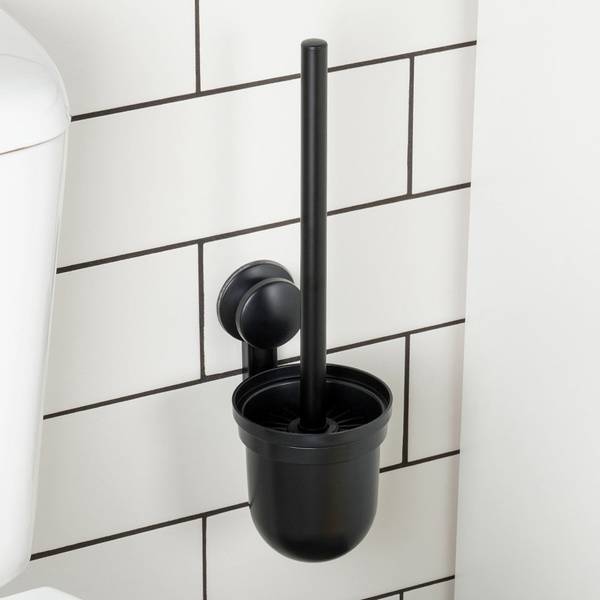 Toilettenbürste 14087 Schwarz - Kunststoff - 11 x 11 x 28 cm