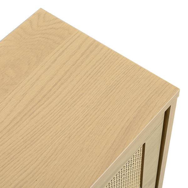 Buffet commode Coeus Ⅲ Marron - Pin - Acier - 25 x 90 x 100 cm