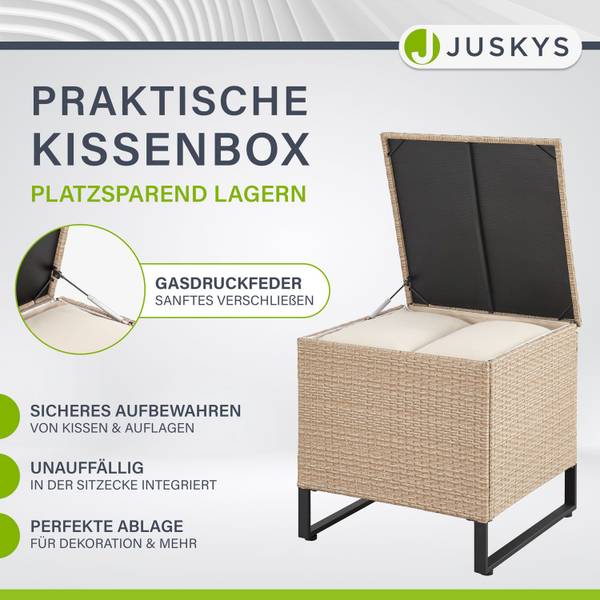 Loungegruppe Santorini 4-teilig Beige