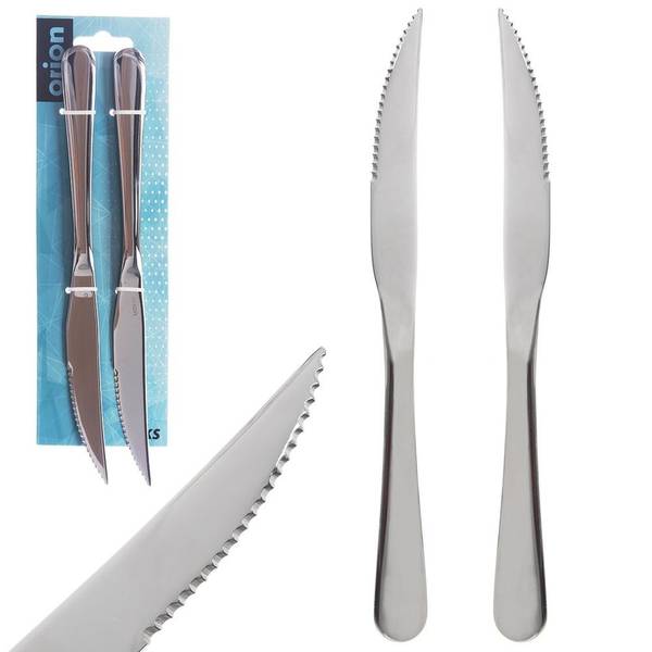 Steakmesser 2er 831172 Silber - Metall - 2 x 1 x 23 cm