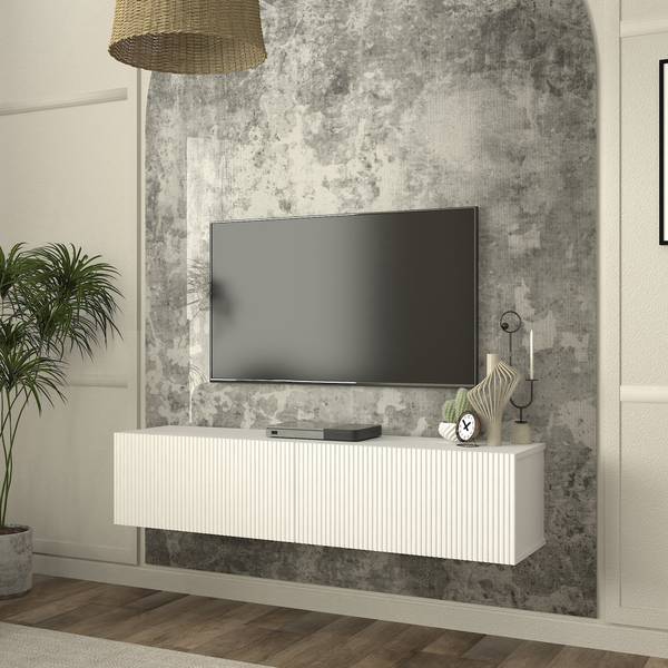 TV-Lowboard Verpsboga Weiß
