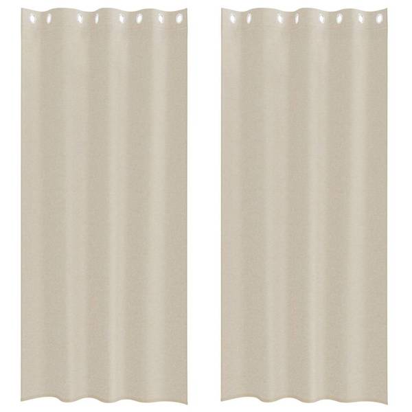 Fensterbehandlungen 3044631-2 (2er Set) Sandbraun - Breite: 245 cm