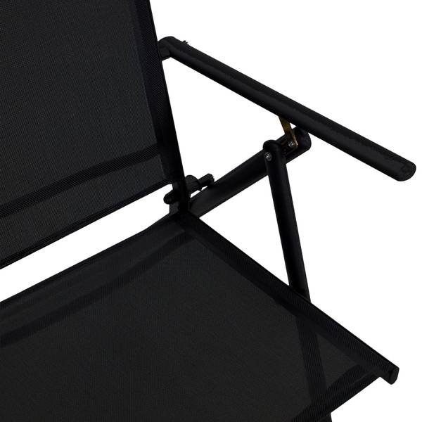 Garnitur MILANO (3-teilig) Anthrazit - Schwarz - Grau - Glas - Metall - Kunststoff
