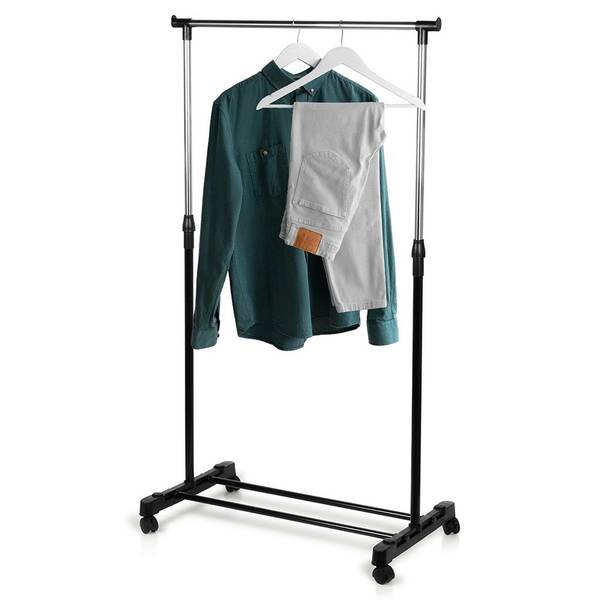 Kleiderständer 568069 Schwarz - Metall - 42 x 140 x 72 cm