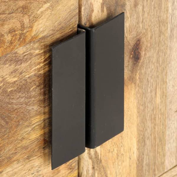 TV-Schrank D519 Braun - Massivholz - 30 x 50 x 140 cm