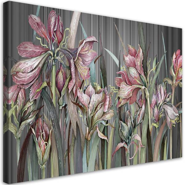 Wandbild irisblumen 120 x 80 cm