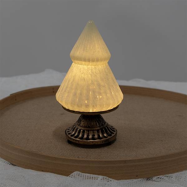 Weihnachtsbaum Santa Lorena Grün - Glas - 10 x 18 x 10 cm