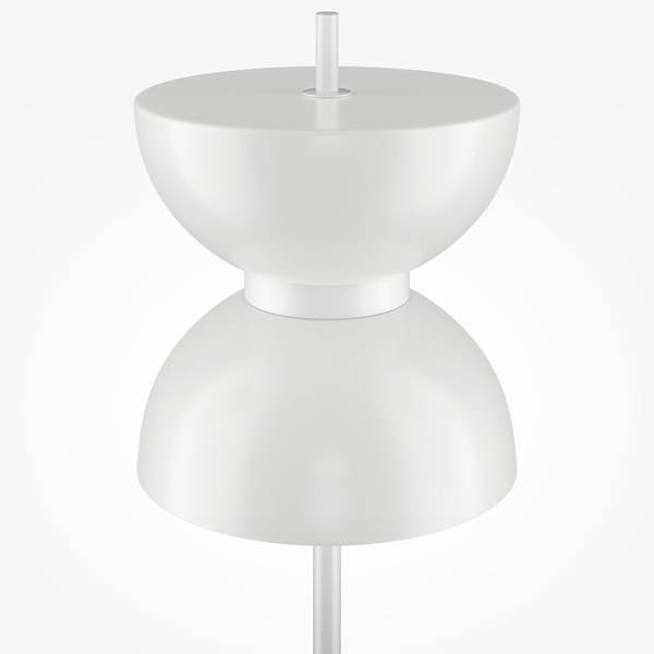 Stehlampe Modern Yuf 3 Steingrau - Weiß