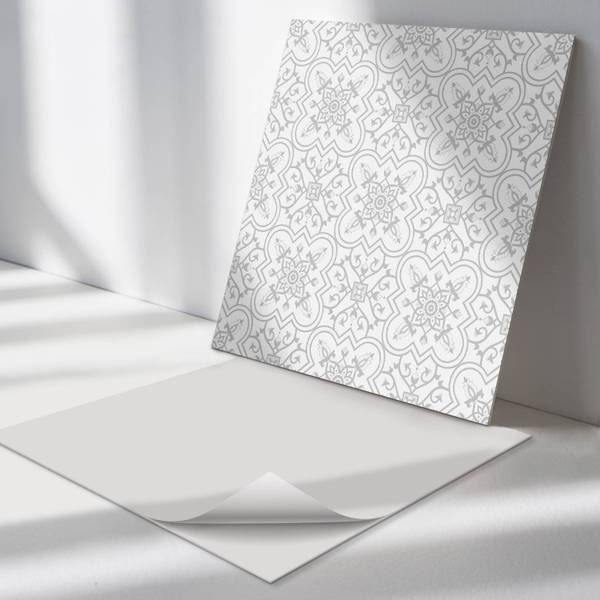 Fliesen Florale Ornamente 4er Set 50 x 50 cm
