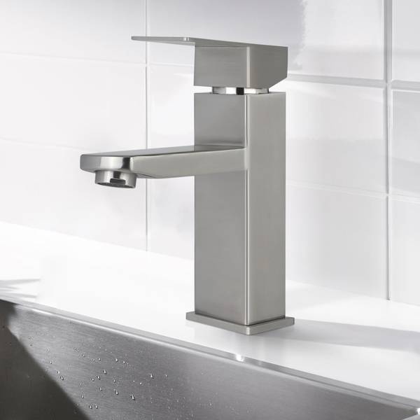 Wasserhahn sdhn Silber - Tiefe: 17 cm