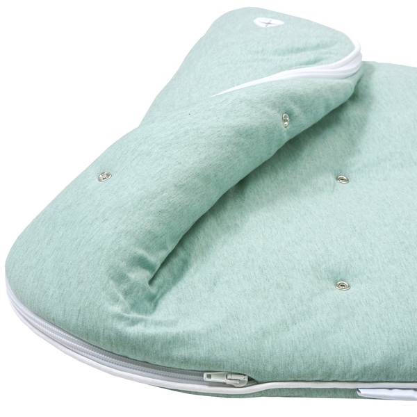 Babyschlafsack Jersey Grün - Textil - 38 x 5 x 60 cm