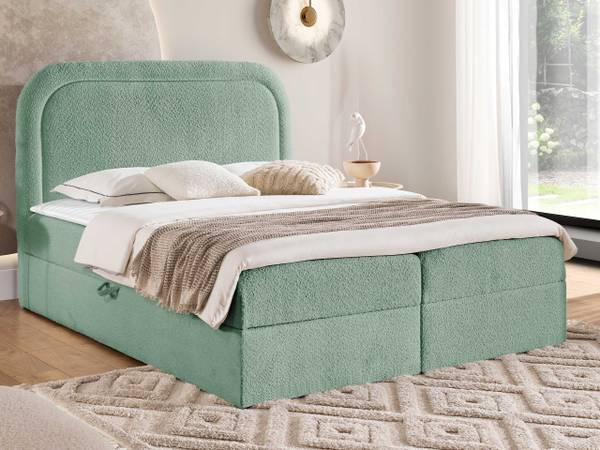 Boxspring Bonito Mint - Liegefläche Breite: 200 cm