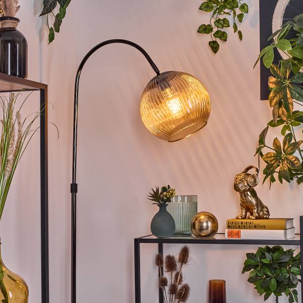 Stehlampe Cesaro Orange - Metall - 52 x 140 x 90 cm