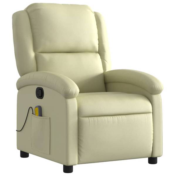 Fauteuil inclinable de massage 3032452-2 Crème - Blanc
