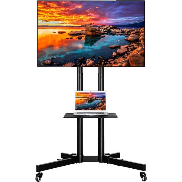 TV Ständer ARE20 Schwarz - Metall - 89 x 160 x 66 cm